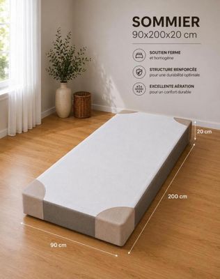 la taille d'un matelas dans une chambre dotée d'une fenêtre
