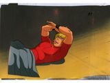 an image of a cartoon of a man laying on the ground