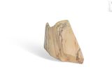 a piece of wood that is sitting on a white surface