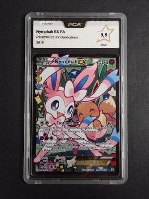 a close up of a card on a table with a black background