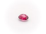 a pink tourmaline gems on a white background