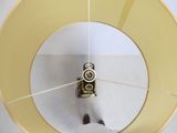a clock that is on the wall of a room