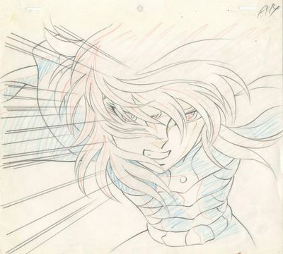 une image d'un dessin d'une femme aux cheveux longs