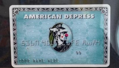D*Face (Né 1978) "American Depress",2008 (Card Edition)
