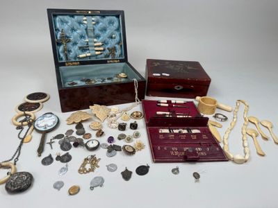 a lot of items that are sitting on a table