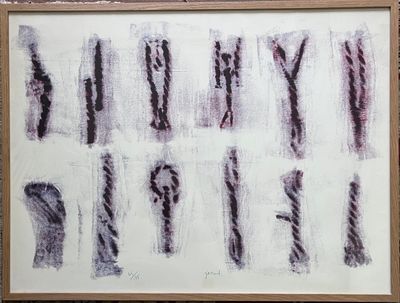 une photo d'une photo représentant une œuvre d'art quelconque
