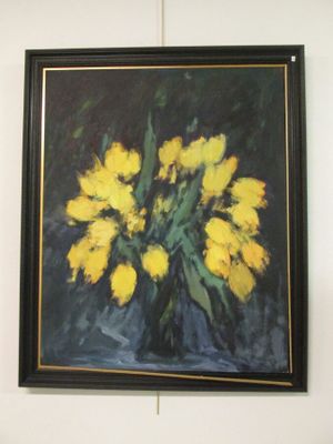 Alain CHEVRETTE (1947) peintre français (lyonnais) "Les tuli…