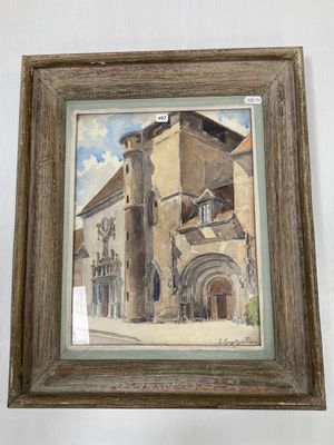 GUYOTGUILLAIN Jeanne (XXe). Besançon, l'église Notre-Dame. - Photo 1