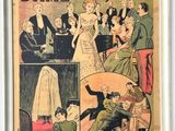 an old french movie poster of a bride and groom in a wedding dress