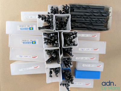 many different types of screws in the box