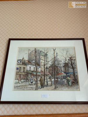 Georges Dominique Rouault (1904-2002), Paris, place du Tertr…