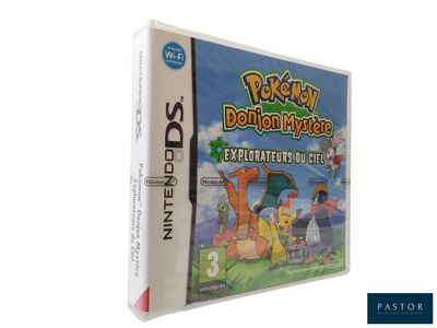 un boîtier de jeu Nintendo DS avec l'image d'un jeu Pokémon