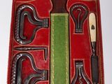 a picture of a set of tools in a red box