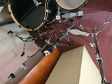 a drum set that is sitting on a table