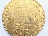 une pièce d'or sur laquelle est représenté un château