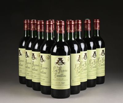 12 B LA ROSE PAUILLAC (T.L.B.+ ou mieux) Pauillac 1991