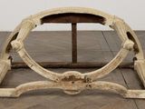 a wooden bench with a wooden seat on a wooden floor
