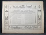 a black and white drawing of a map of the city of paris