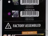 a sticker that says factory assembled on the back of it