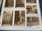 une vieille photo d'un livre sur lequel figurent des images de bâtiments
