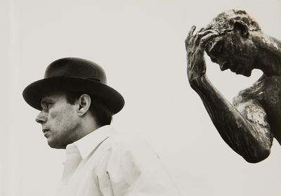 Angelika Platen (née en 1942) Josef Beuys, Hambourg 1968 Pho…