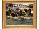 an image of a painting of a group of people sitting at a table
