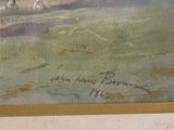 a picture of a painting on the wall of a house