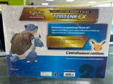 display box for the pokemon collection includes a tortank figure