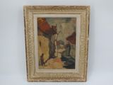 an image of a picture of a painting hanging on a wall