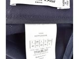 christian dior navy blue suit with white label
