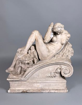 Judith et Holopherne, sujet en plâtre. - Photo 1