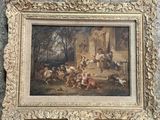 a picture of a picture of a painting on the wall