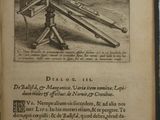 an old book with a picture of a machine on it