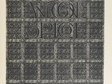 an image of a black and white picture of a sign that says anecut service