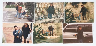 several pictures of people and a car in a collage of photos