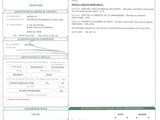 a close up of a document with a barcode on it