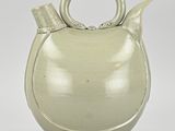 an image of a ceramic teapot with a handle
