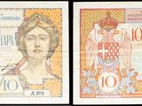 deux billets de banque différents, sur lesquels figure l'image d'une femme d'un côté et celle d'un homme de l'autre