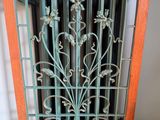 an image of a window with a decorative design on it