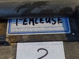 a close up of a luggage bag with a name tag on it