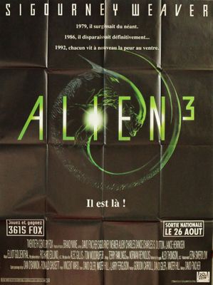 alien 3 french movie poster