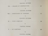 a menu for a french restaurant on the table
