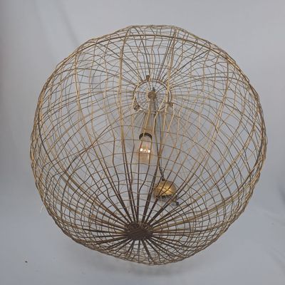 an image of a wire ball with a light bulb in it