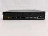 an image of a black laptop computer on a white surface