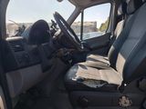 the interior of a car with the front seats folded down and the driver ' s seat folded down