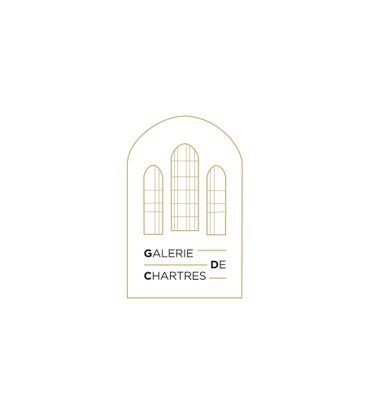 un gros plan d'un logo sur fond blanc avec une fenêtre