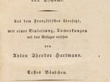 an old book with a black and white title on it