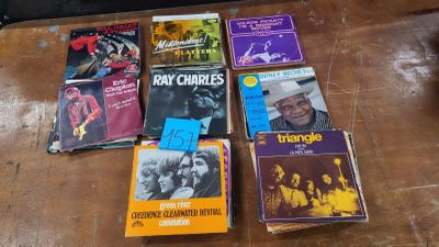 6 disques 45T Sidney Bechet, 6 disques Wilson Pickett, 9 dis…