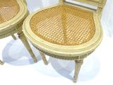 pair of antique cane back chairs with cane backs and cane backs