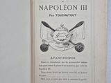 an old book with a picture of a plane on it